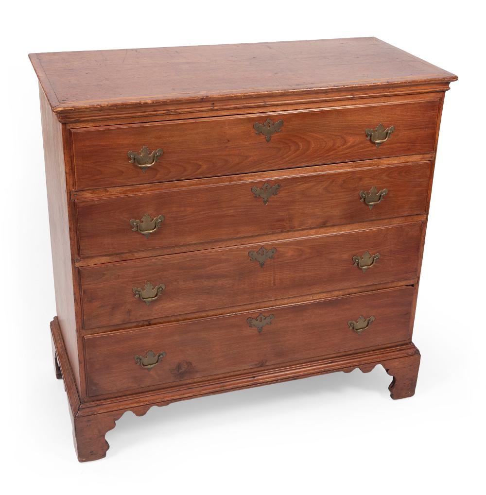CHIPPENDALE FOUR-DRAWER CHEST