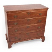 CHIPPENDALE FOUR-DRAWER CHEST