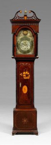 Chippendale inlaid rocking shi