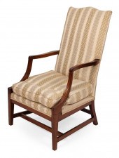 CHIPPENDALE LOLLING CHAIR EAST