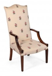 CHIPPENDALE LOLLING CHAIR MASS