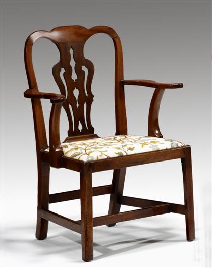 Chippendale mahogany armchair   