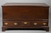 CHIPPENDALE MAHOGANY BLANKET C