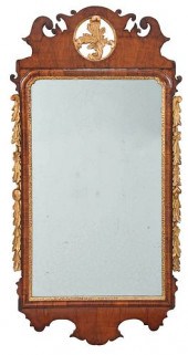 CHIPPENDALE MAHOGANY CARVED AN