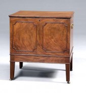 Chippendale mahogany cellaret,