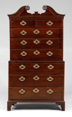 Chippendale mahogany chest on