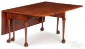 CHIPPENDALE MAHOGANY DROP LEAF