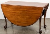 CHIPPENDALE MAHOGANY DROP-LEAF