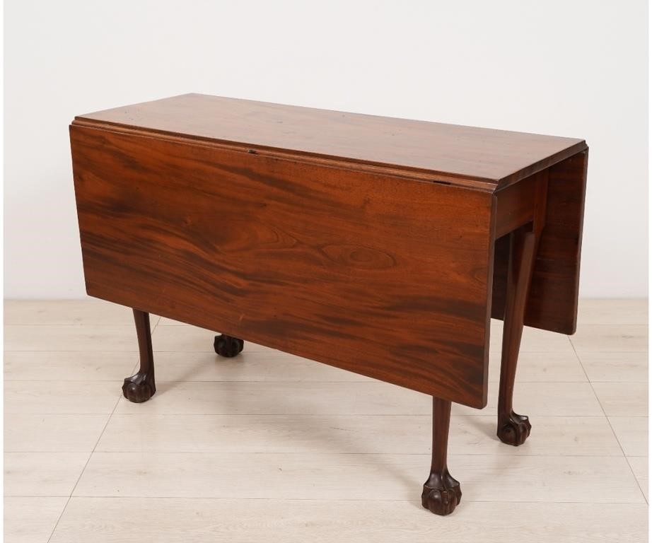 Chippendale mahogany drop leaf
