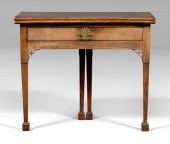 Chippendale mahogany games tab