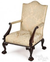 CHIPPENDALE MAHOGANY LIBRARY C