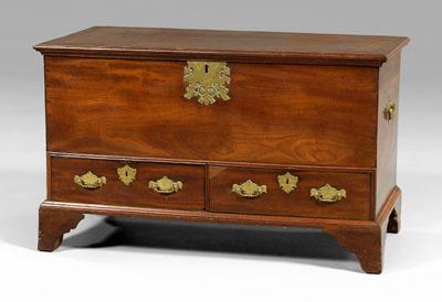 Chippendale mahogany lift-top