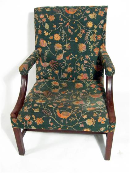 Chippendale mahogany lolling chair