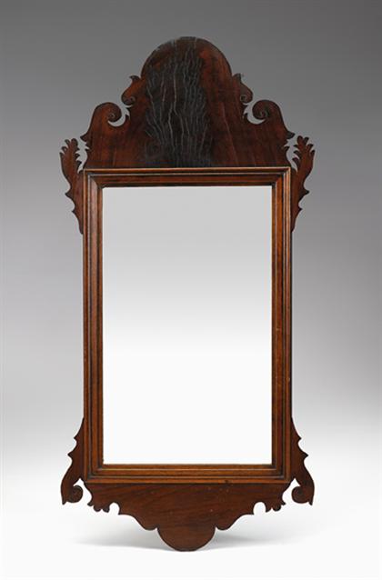 Chippendale mahogany looking glass