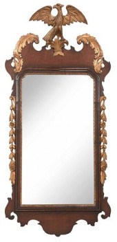 CHIPPENDALE MAHOGANY PARCEL GI