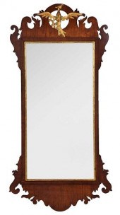 CHIPPENDALE MAHOGANY PARCEL GI