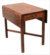 CHIPPENDALE MAHOGANY PEMBROKE