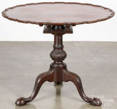 CHIPPENDALE MAHOGANY PIE CRUST