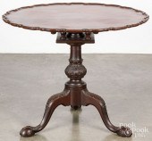 CHIPPENDALE MAHOGANY PIE CRUST