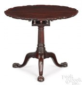 CHIPPENDALE MAHOGANY PIECRUST