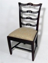 Chippendale mahogany ribbon ba