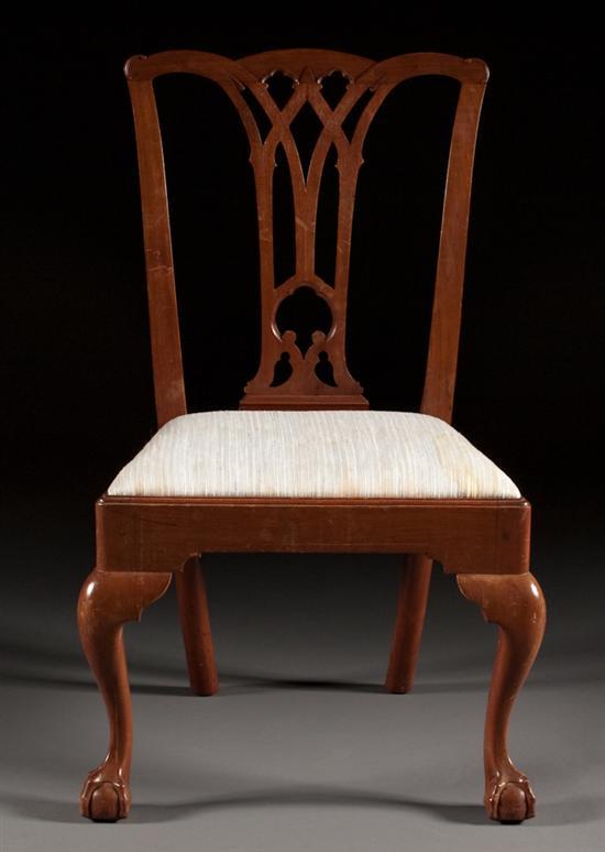 Chippendale mahogany side chair,