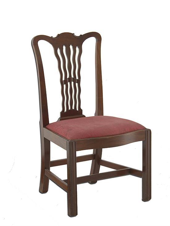 Chippendale mahogany sidechair