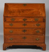 CHIPPENDALE MAHOGANY SLANT FRO