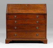 Chippendale mahogany slant-fro