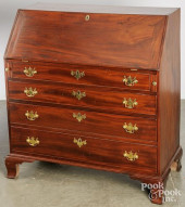 CHIPPENDALE MAHOGANY SLANT FRO