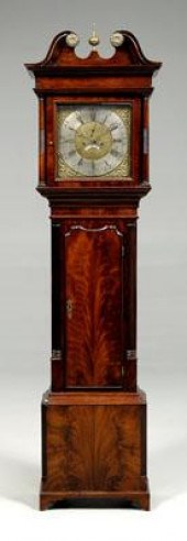 Chippendale mahogany tall case