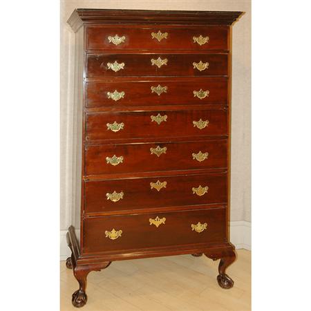 Chippendale Mahogany Tall Chest