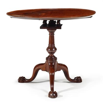 Chippendale mahogany tea table   