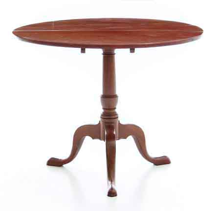 Chippendale mahogany tea table