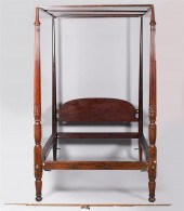 CHIPPENDALE MAHOGANY TESTER BE