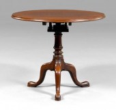 Chippendale mahogany tilt-top