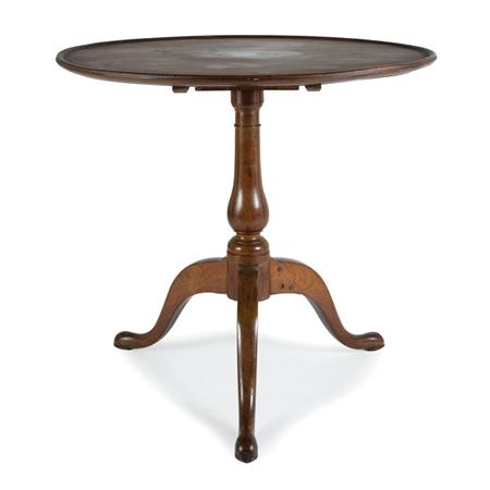 Chippendale Mahogany Tilt-Top Tea