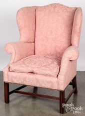 CHIPPENDALE MAHOGANY WING CHAI