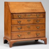 CHIPPENDALE MAPLE SLANT-FRONT