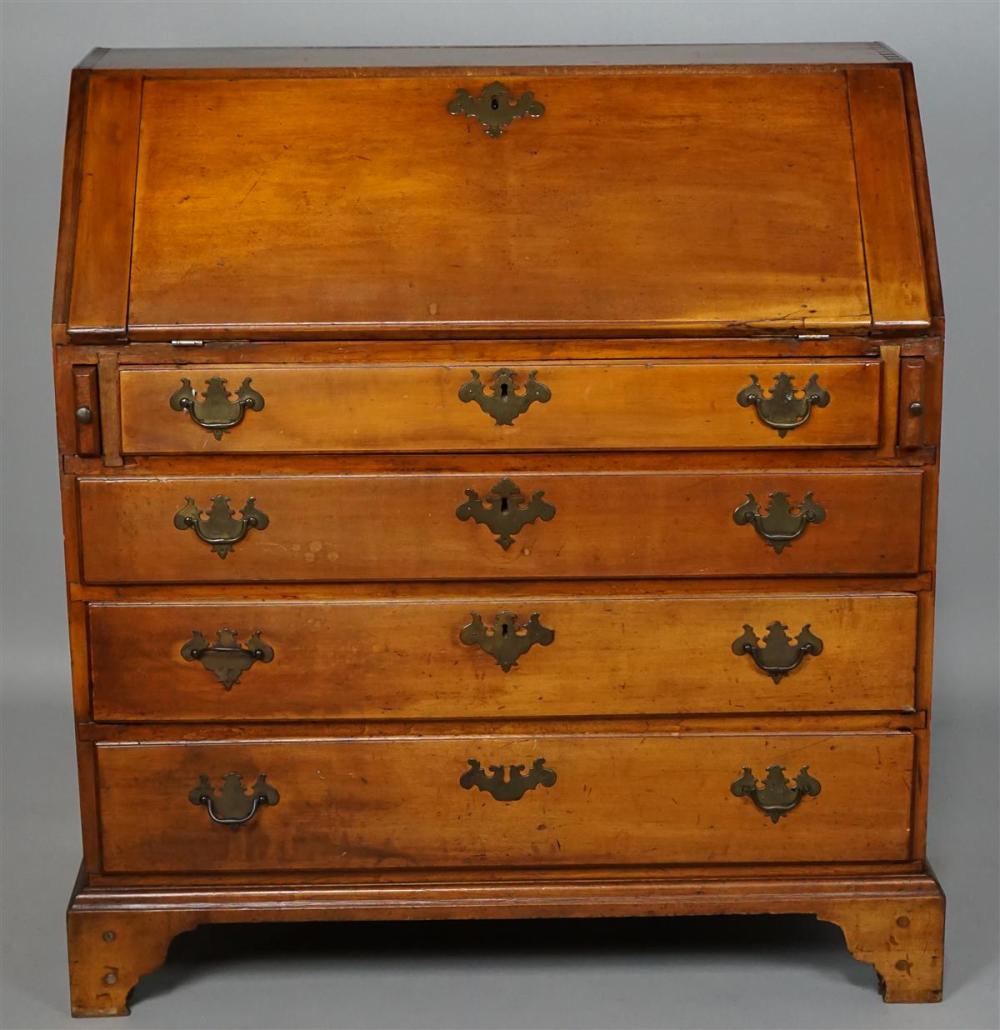 CHIPPENDALE MAPLE SLANT FRONT