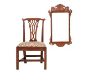 CHIPPENDALE MIRROR &AMP; SIDEC
