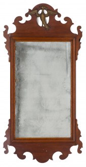 CHIPPENDALE MIRROR CIRCA 1800