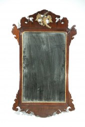 CHIPPENDALE MIRROR Mahogany Ea