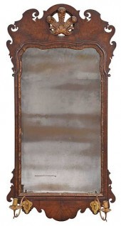 CHIPPENDALE PARCEL GILT AND BU