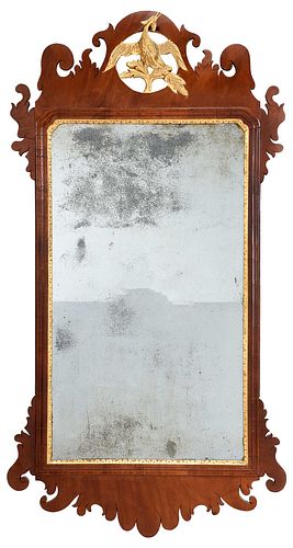 CHIPPENDALE PARCEL GILT AND