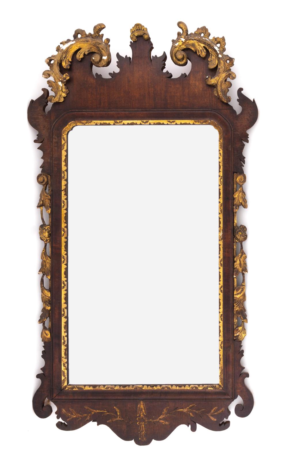 CHIPPENDALE PARCEL-GILT LOOKING