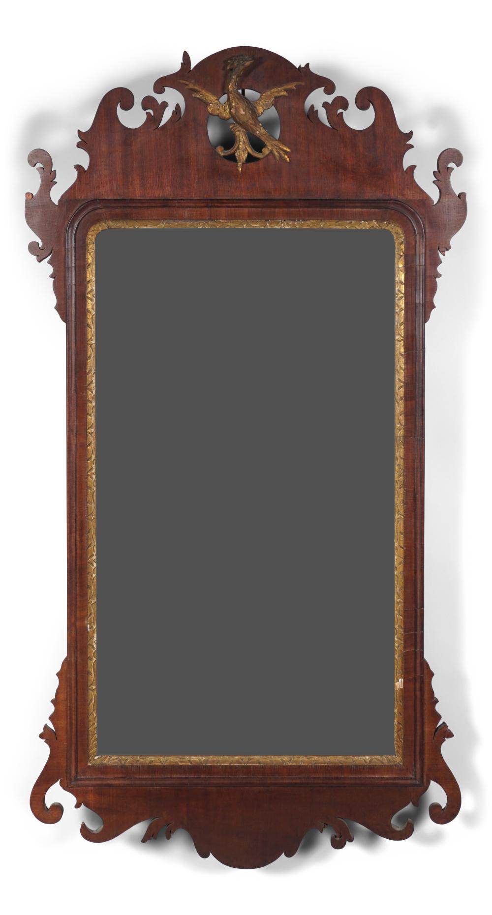 CHIPPENDALE PARCEL-GILT MAHOGANY