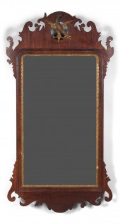 CHIPPENDALE PARCEL-GILT MAHOGA