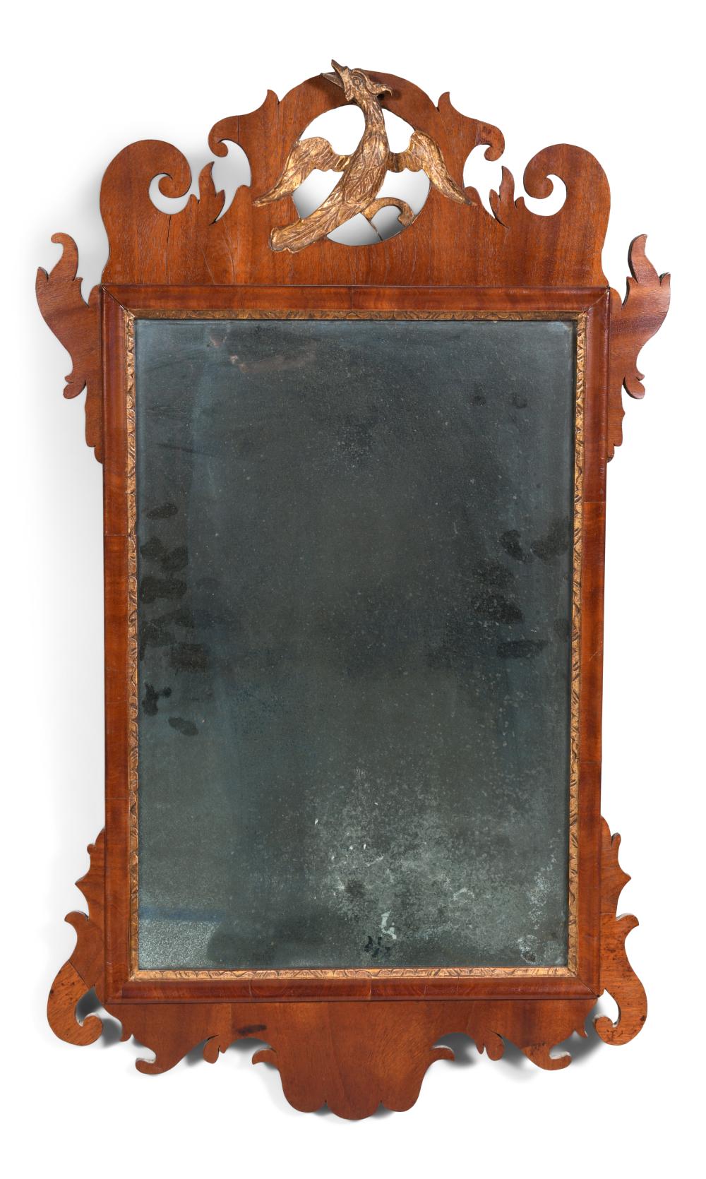 CHIPPENDALE PARCEL-GILT MAHOGANY