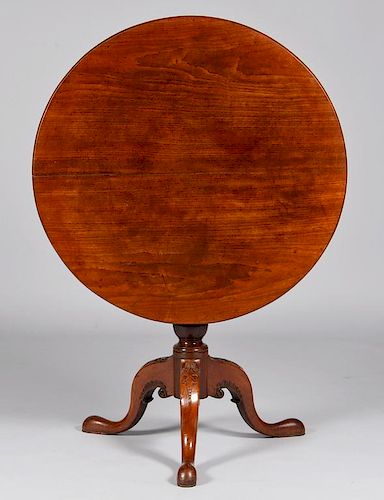 CHIPPENDALE PERIOD CARVED TEA